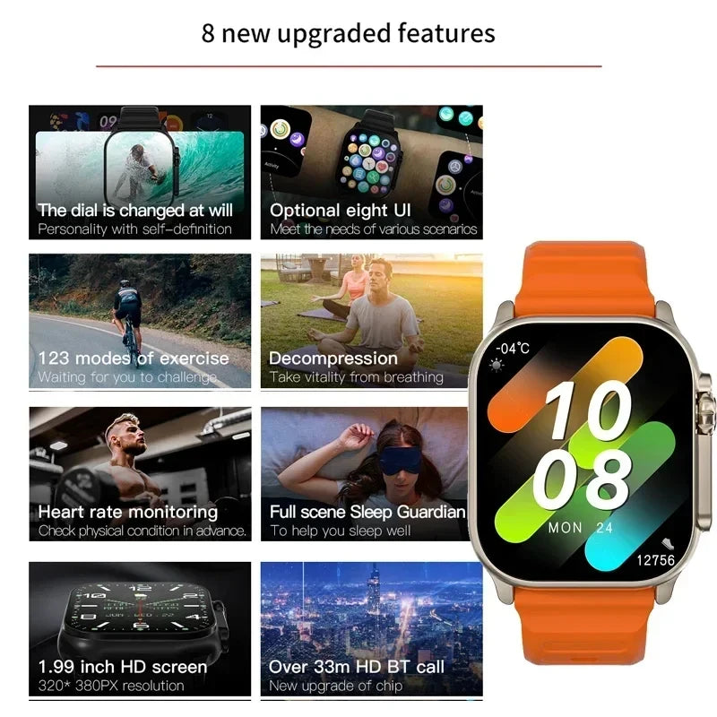 SmartWatch ultra 8, leveza, estilo