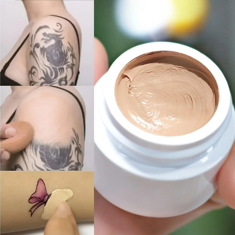 Creme corretivo à prova d'água, cobertura completa, corretivo para todos os tons de pele, tatuagens, cicatrizes, olheiras, manchas de acne,